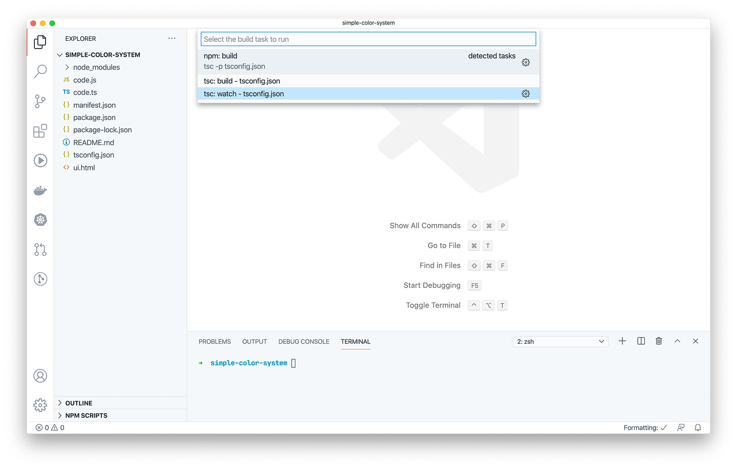 Now Figma will transpile your TypeScript code into JavaScript on the fly