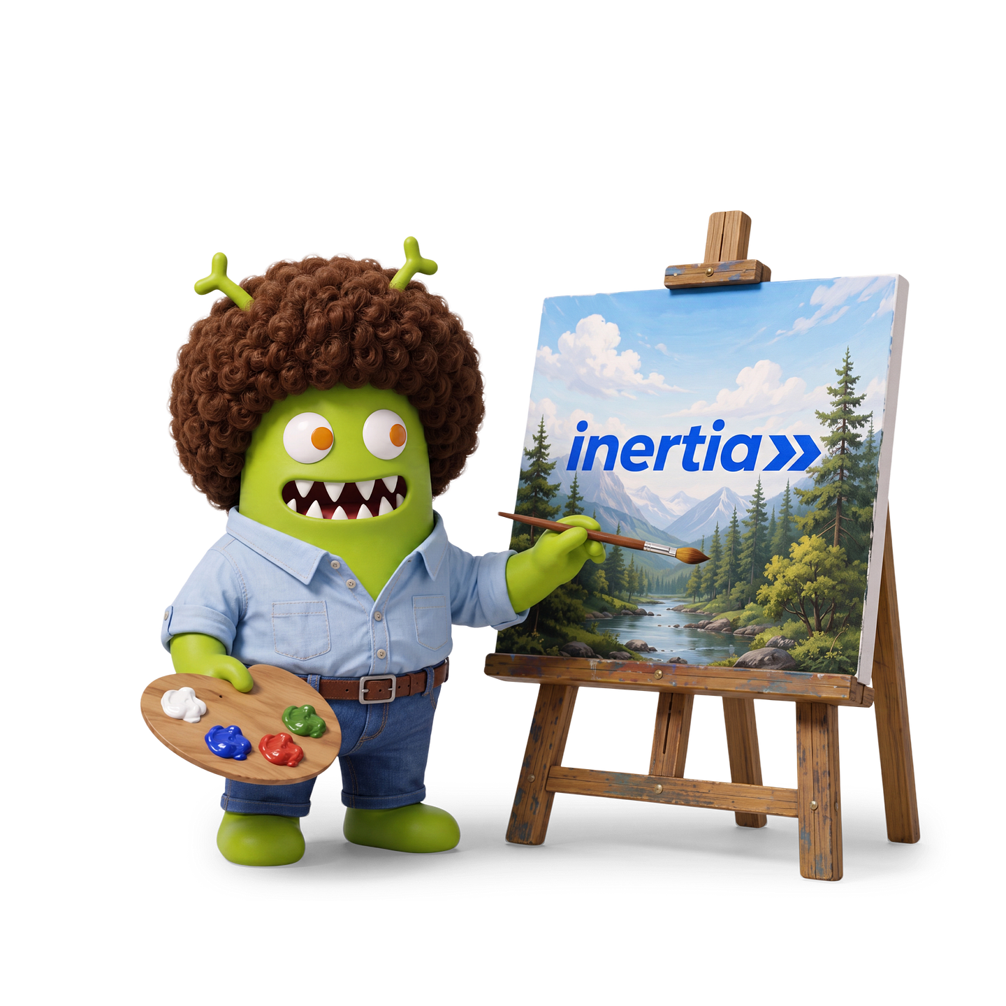 Cover for The joy of Inertia Rails: painting your own with 50 happy little lines