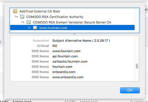 SAN certificate in the wild