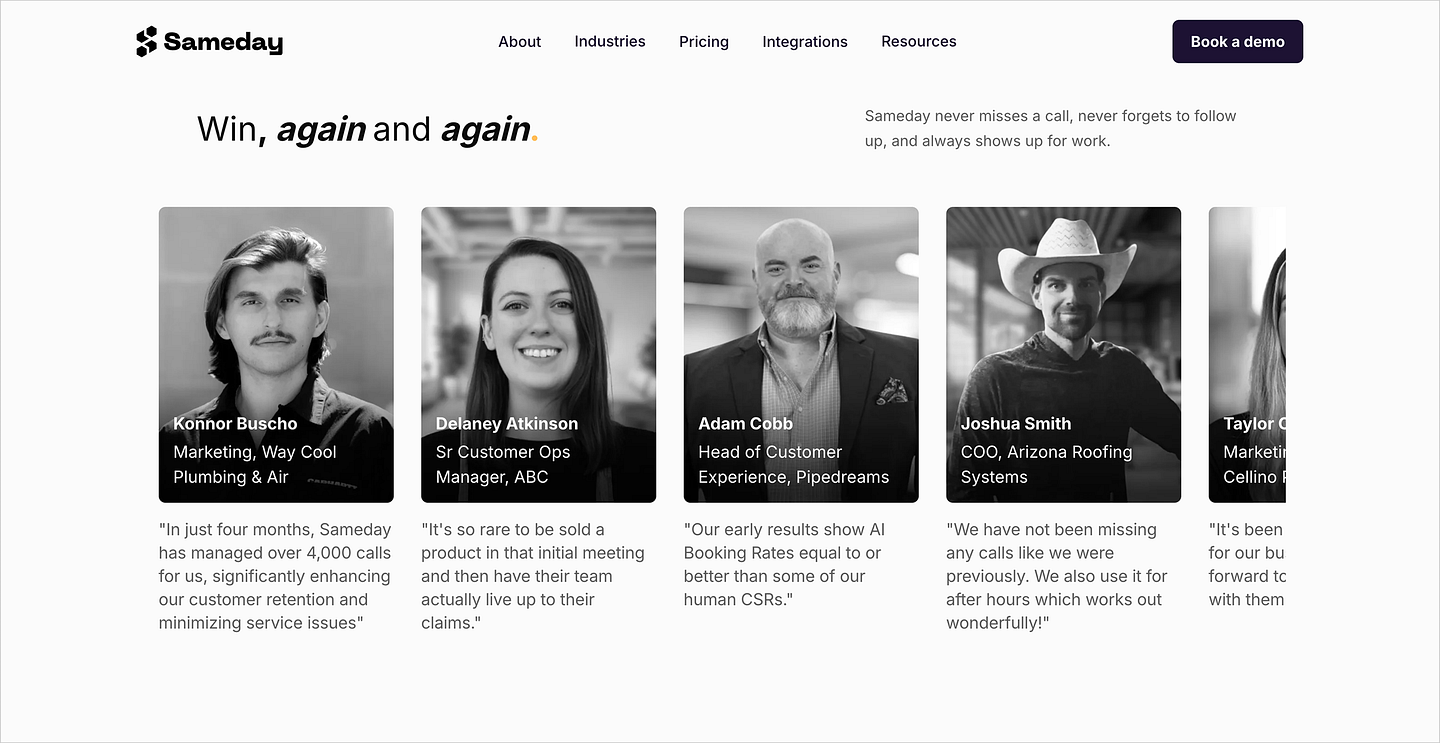 [Sameday](https://www.playbook.com/s/evilmartians/a9yUtsPzACEhe4p5mEDKtBWv?assetToken=qeaeezTNEfT9sQAJNbxMciot) focuses attention on personas and their position at companies