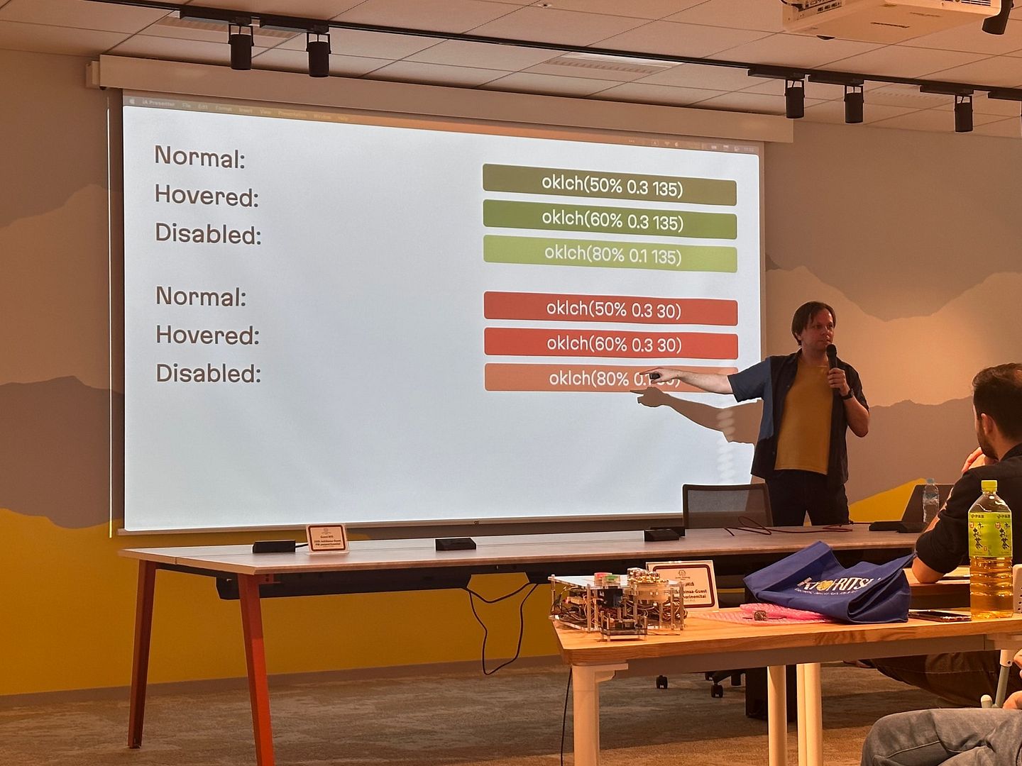 Background for OKLCH at Colorful Web Meetup