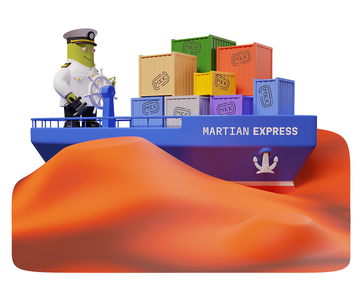 Cover for Martian Kubernetes Kit: a smooth-sailing toolkit from our SRE team