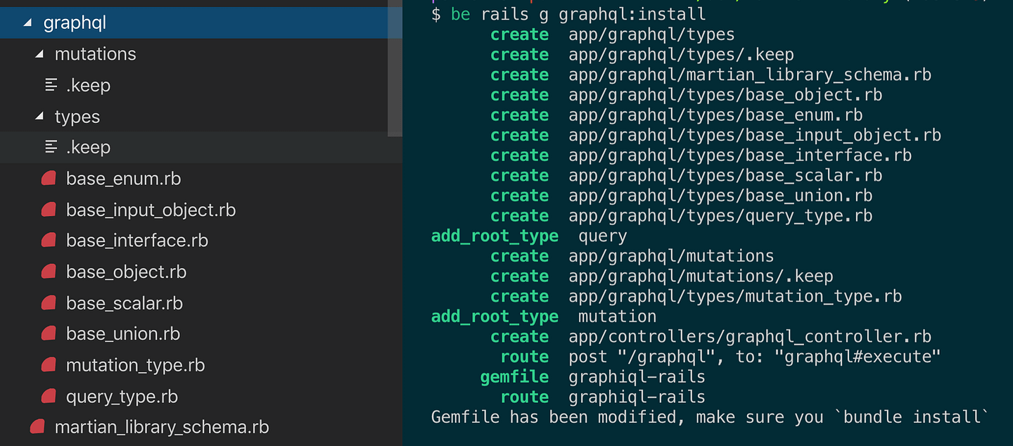 The result of executing generator