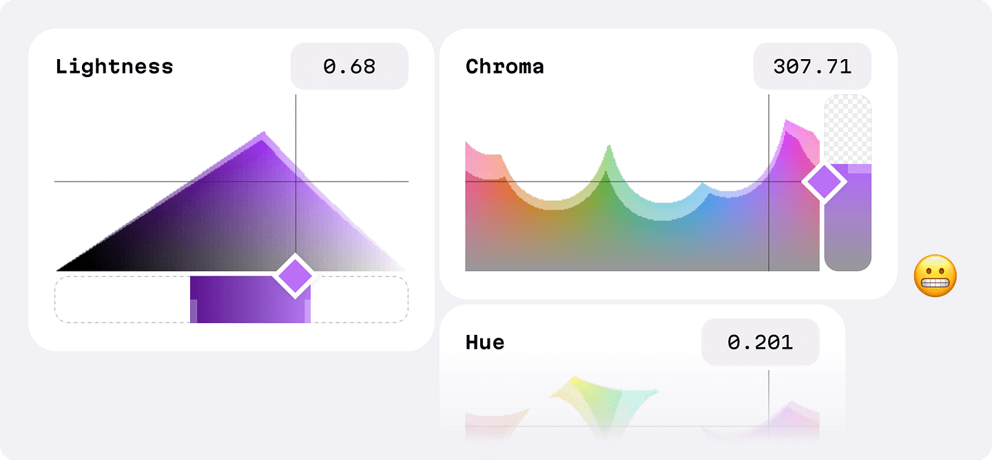 The slider on the side of the UI