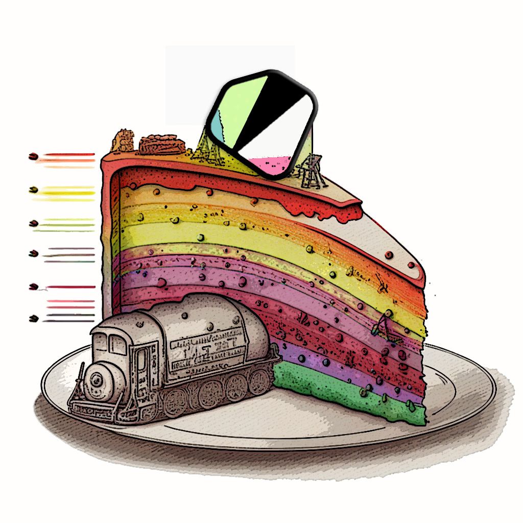 Cover for Rails as a piece of birthday cake
