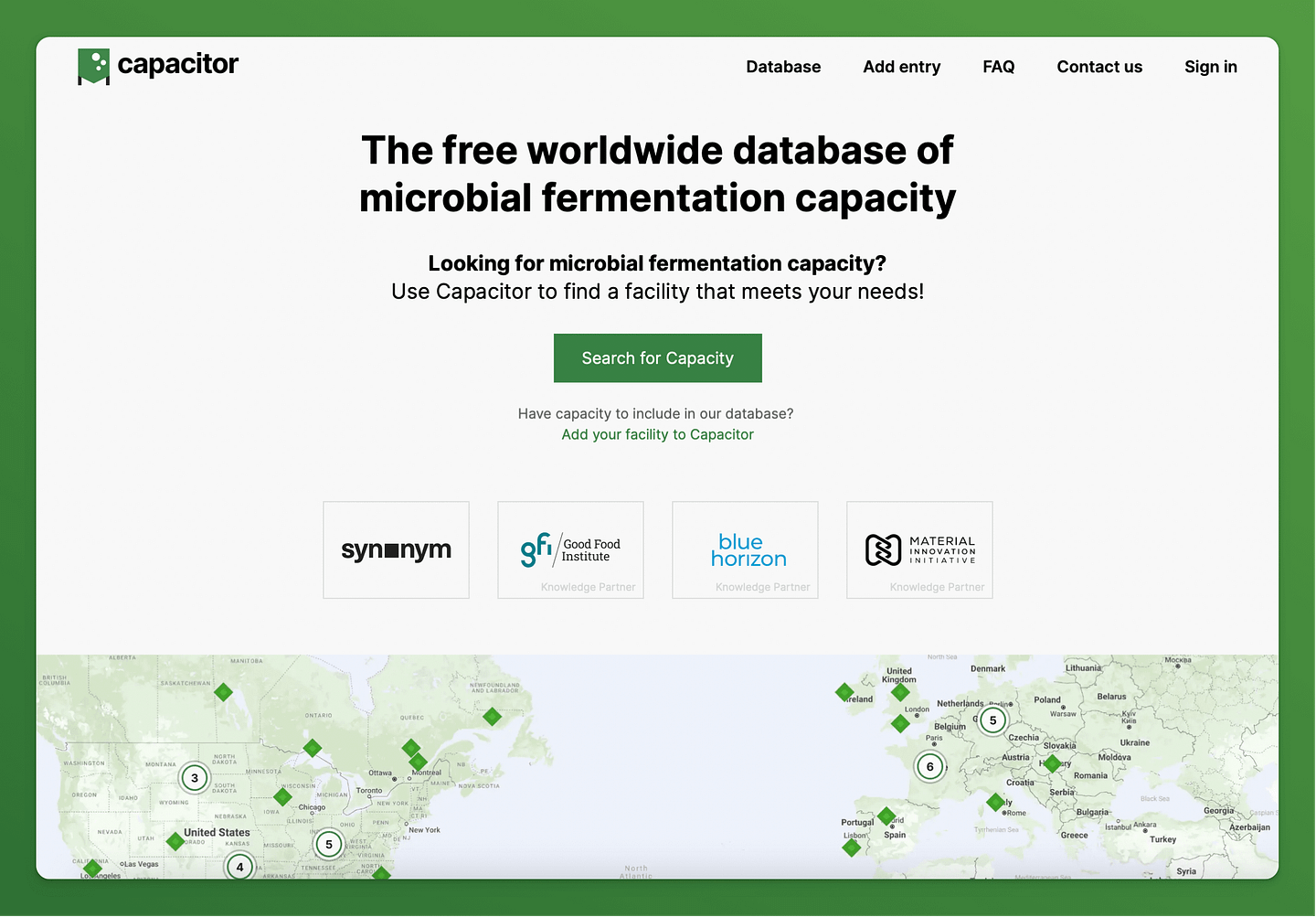 Capacitor website