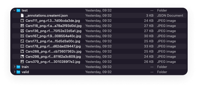 The Core ML flow from data training to app implementation
