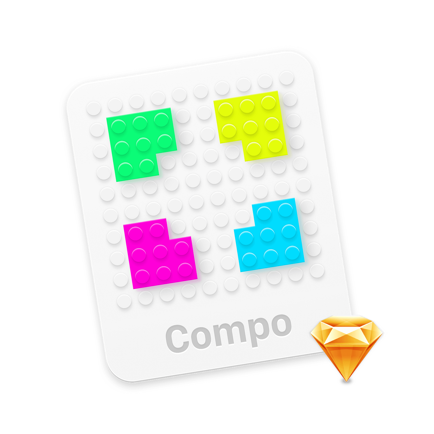 Cover for Compo: UI components in Sketch
