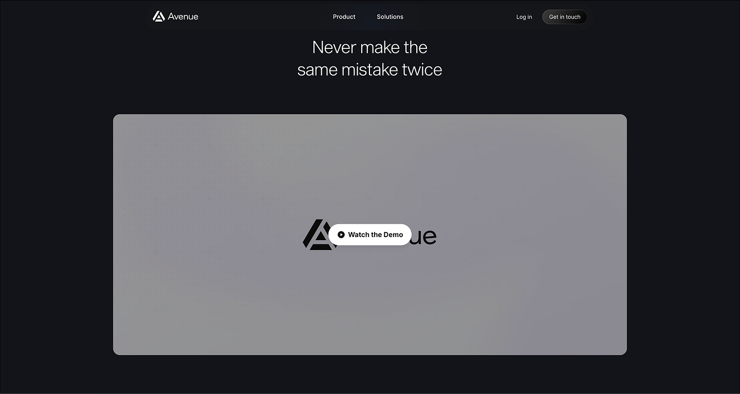 [Avenue](https://www.playbook.com/s/evilmartians/kv6hZpp8KBZ6uqaeVSehEesJ?assetToken=nTEZ745v4keqmr7QsAtApgBu): Video demo welcomes visitors right below the hero section